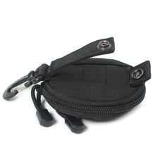 Load image into Gallery viewer, Mini Outdoor EDC Zipper Molle Pouch With Buckle Keychain Holder Earphone Key Wallet Coin Purses Utility Hiking Hunting Accessories Waist Bag
