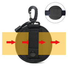 Load image into Gallery viewer, Mini Outdoor EDC Zipper Molle Pouch With Buckle Keychain Holder Earphone Key Wallet Coin Purses Utility Hiking Hunting Accessories Waist Bag
