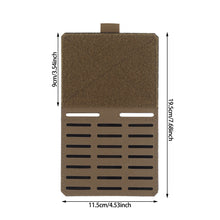Load image into Gallery viewer, Tactical Double-side Lower Hanging Adapter Panel Under-hanging Board Universal Extension Side Panel Vest Accessories Spear
