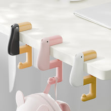 Load image into Gallery viewer, Thinking Duck Portable Hook Hanging Decor Table Wallet Bag Hook Wall Hanger Bracket Handbag Non Punching Student Office Supplies
