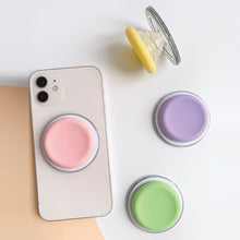 Load image into Gallery viewer, Cute Macaron Silicone Round Magnetic Holder Grip Tok Griptok Phone Stand Holder Support For iPhone 15 For Pad Magsafe Smart Tok
