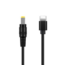 Load image into Gallery viewer, USB C to 5.5x2.1mm 5V 9V 12V 15V 20V Adjustable Voltages Cable for Router Laptop
