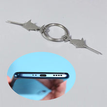 Load image into Gallery viewer, Swordfish Shape Stainless Steel Needle for Smartphone Sim Card Tray Removal Eject Pin Key Tool Universal Thimble
