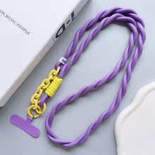 Load image into Gallery viewer, Cute Phone Lanyard Diameter Outdoor Universal Case Acrylic Crossbody Shoulder Card Neck Cord Clip Hang Anti-lost Wrist Strap
