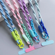 Load image into Gallery viewer, Cute Phone Lanyard Diameter Outdoor Universal Case Acrylic Crossbody Shoulder Card Neck Cord Clip Hang Anti-lost Wrist Strap
