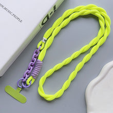 Load image into Gallery viewer, Cute Phone Lanyard Diameter Outdoor Universal Case Acrylic Crossbody Shoulder Card Neck Cord Clip Hang Anti-lost Wrist Strap
