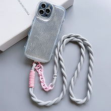 Load image into Gallery viewer, Cute Phone Lanyard Diameter Outdoor Universal Case Acrylic Crossbody Shoulder Card Neck Cord Clip Hang Anti-lost Wrist Strap
