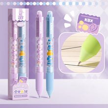 Load image into Gallery viewer, Press to Wipe pen Neutral Pen Ballpoint Pen Third Grade Easy to Wipe Student Cartoon Crystal Blue Neutral Pen Thermal Eraser
