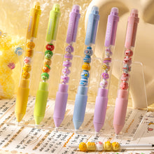 Load image into Gallery viewer, Press to Wipe pen Neutral Pen Ballpoint Pen Third Grade Easy to Wipe Student Cartoon Crystal Blue Neutral Pen Thermal Eraser
