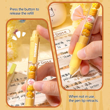 Load image into Gallery viewer, Press to Wipe pen Neutral Pen Ballpoint Pen Third Grade Easy to Wipe Student Cartoon Crystal Blue Neutral Pen Thermal Eraser

