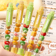 Load image into Gallery viewer, Press to Wipe pen Neutral Pen Ballpoint Pen Third Grade Easy to Wipe Student Cartoon Crystal Blue Neutral Pen Thermal Eraser
