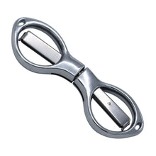 Load image into Gallery viewer, Simple Portable Folding Scissors Solid Color Glasses Shape Paper Cutters Students Handmade DIY Tools School Office Supplies
