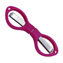 Load image into Gallery viewer, Simple Portable Folding Scissors Solid Color Glasses Shape Paper Cutters Students Handmade DIY Tools School Office Supplies
