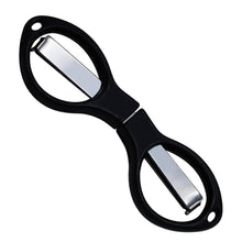 Load image into Gallery viewer, Simple Portable Folding Scissors Solid Color Glasses Shape Paper Cutters Students Handmade DIY Tools School Office Supplies
