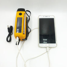 Load image into Gallery viewer, 2000 mAh Emergency Radio with LED Lights Radio USB Solar Charging Light Outdoor Travel Portable Rechargeable FM/AM Radio
