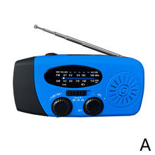 Load image into Gallery viewer, 2000 mAh Emergency Radio with LED Lights Radio USB Solar Charging Light Outdoor Travel Portable Rechargeable FM/AM Radio
