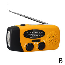 Load image into Gallery viewer, 2000 mAh Emergency Radio with LED Lights Radio USB Solar Charging Light Outdoor Travel Portable Rechargeable FM/AM Radio
