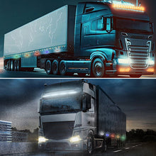 Load image into Gallery viewer, 1PC LED Side Marker Light Truck Clearance Lamp Tail Devil's Eyes Light Trailer Tractor Lorry Warning Parking Lamp 12V 24V
