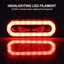 Load image into Gallery viewer, 1PC LED Side Marker Light Truck Clearance Lamp Tail Devil's Eyes Light Trailer Tractor Lorry Warning Parking Lamp 12V 24V
