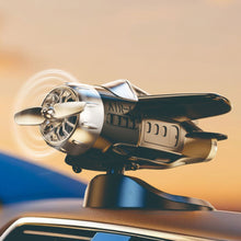 Load image into Gallery viewer, Solar 360 Rotary Car Airplane Ornaments Center Console Powered Aircraft Ornaments for Interior Decor Accessories
