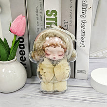 Load image into Gallery viewer, 1PC Protective Acrylic Storage Case For Skull Panda Plush Dolls Display Bag No Doll Transparent Portable Cable Organizer Box
