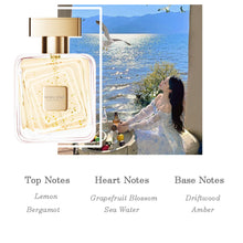 Load image into Gallery viewer, Women Golden Foil Eau de Parfum EDP Perfume 50ml Floral Fruity Citrus Fresh Fragrance for Female Long Lasting Luxe Shimmer Perfume
