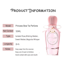 Load image into Gallery viewer, Princess Bow Women's Eau de Parfum EDP Perfume Floral/Fruity Scents 50ml Daily Long Lasting Perfume
