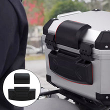 Load image into Gallery viewer, 2Pcs Motorcycle Passenger Backrest Back Pad Shockproof Moto Rear Top For 45L Case Box Luggage Self-adhesive Cushion

