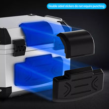 Load image into Gallery viewer, 2Pcs Motorcycle Passenger Backrest Back Pad Shockproof Moto Rear Top For 45L Case Box Luggage Self-adhesive Cushion

