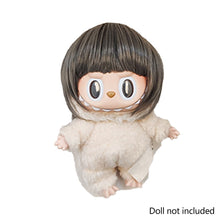 Load image into Gallery viewer, For 17cm Labubu Fashion Wig Short Hair High Temperature Fiber Soft Silk Doll Wig Multi-color Doll's Accessories
