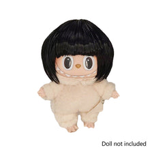 Load image into Gallery viewer, For 17cm Labubu Fashion Wig Short Hair High Temperature Fiber Soft Silk Doll Wig Multi-color Doll's Accessories
