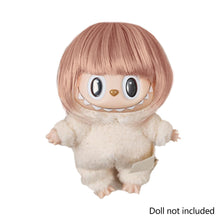 Load image into Gallery viewer, For 17cm Labubu Fashion Wig Short Hair High Temperature Fiber Soft Silk Doll Wig Multi-color Doll's Accessories
