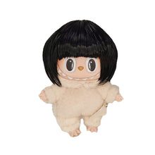 Load image into Gallery viewer, For 17cm Labubu Fashion Wig Short Hair High Temperature Fiber Soft Silk Doll Wig Multi-color Doll's Accessories
