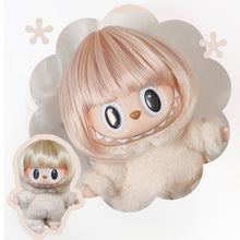 Load image into Gallery viewer, For 17cm Labubu Fashion Wig Short Hair High Temperature Fiber Soft Silk Doll Wig Multi-color Doll's Accessories
