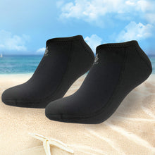 Load image into Gallery viewer, 1Pair 3MM Super Elastic Diving Short Socks Anti-Slip Keep Warm Neoprene Beach Socks Used With Flippers Diving Equipment
