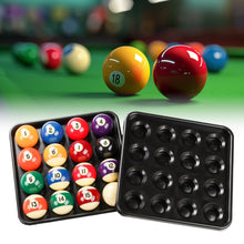 Load image into Gallery viewer, 16-Hole Billiard Ball Storage Tray ABS Thickened Anti-Drop Ball Holder For Chinese 8-Ball American Pool Billiards Supplies
