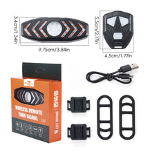 Load image into Gallery viewer, Bicycle Wireless Remote Control Turn Taillight With Horn Alert Sound Multi-Mode Night Riding Safety LED Warning Light Cycling Equipment
