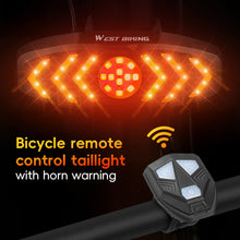 Load image into Gallery viewer, Bicycle Wireless Remote Control Turn Taillight With Horn Alert Sound Multi-Mode Night Riding Safety LED Warning Light Cycling Equipment
