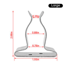 Load image into Gallery viewer, 1PC 304 Stainless Steel Paddle Spring Clamp Small/Large Size Boat Oar Holder Bracket Marine Yacht RV Hardware Accessories
