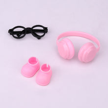 Load image into Gallery viewer, Miniature Headset for 17cm Labubu Dolls Cute DIY Doll Glasses Shoes Fashion Accessories Lovely Outfit Gifts for Girls Friends
