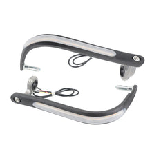 Load image into Gallery viewer, Pair Motorcycle Handguards Handlebar ABS Guards Clutch Protector with LED Turn Light for Motocross Dirt Bike Hand Guards Hand Guard
