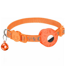 Load image into Gallery viewer, Adjustable Anti Loss Collar Reflective Star Moon Cat Dog Collar Airtag Pet Collar with Bell Cute Pet Cat Positioning Collar for Airtag Pet Collar
