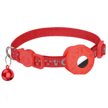 Load image into Gallery viewer, Adjustable Anti Loss Collar Reflective Star Moon Cat Dog Collar Airtag Pet Collar with Bell Cute Pet Cat Positioning Collar for Airtag Pet Collar
