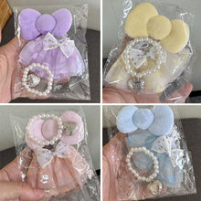 Load image into Gallery viewer, For 17cm Labubu Elegant Chiffon Dress Set First and Second Generation Labubu Fabric Cute Heart Necklace Pendant
