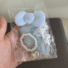 Load image into Gallery viewer, For 17cm Labubu Elegant Chiffon Dress Set First and Second Generation Labubu Fabric Cute Heart Necklace Pendant
