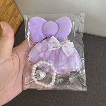 Load image into Gallery viewer, For 17cm Labubu Elegant Chiffon Dress Set First and Second Generation Labubu Fabric Cute Heart Necklace Pendant
