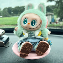 Load image into Gallery viewer, For 17cm Labubu Plush Brava Toy Accessories Chair Furniture Air Conditioning Vent Bracket Car Safety Seat Chair
