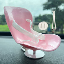 Load image into Gallery viewer, For 17cm Labubu Plush Brava Toy Accessories Chair Furniture Air Conditioning Vent Bracket Car Safety Seat Chair
