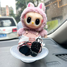 Load image into Gallery viewer, For 17cm Labubu Plush Brava Toy Accessories Chair Furniture Air Conditioning Vent Bracket Car Safety Seat Chair
