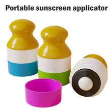 Load image into Gallery viewer, Summer Outdoor Sunscreen Applicator Travel Portable Sunscreen Lotion Applicator Roller Sponge Beauty Tool Makeup Bottle

